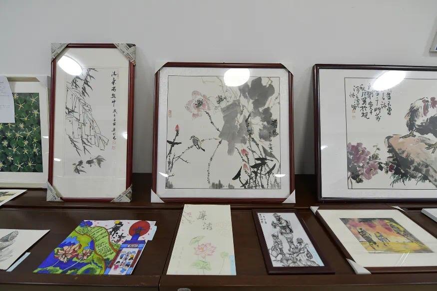 翰墨書清風(fēng)，喜迎二十大——青島支隊舉辦廉潔主題書法筆會交流活動